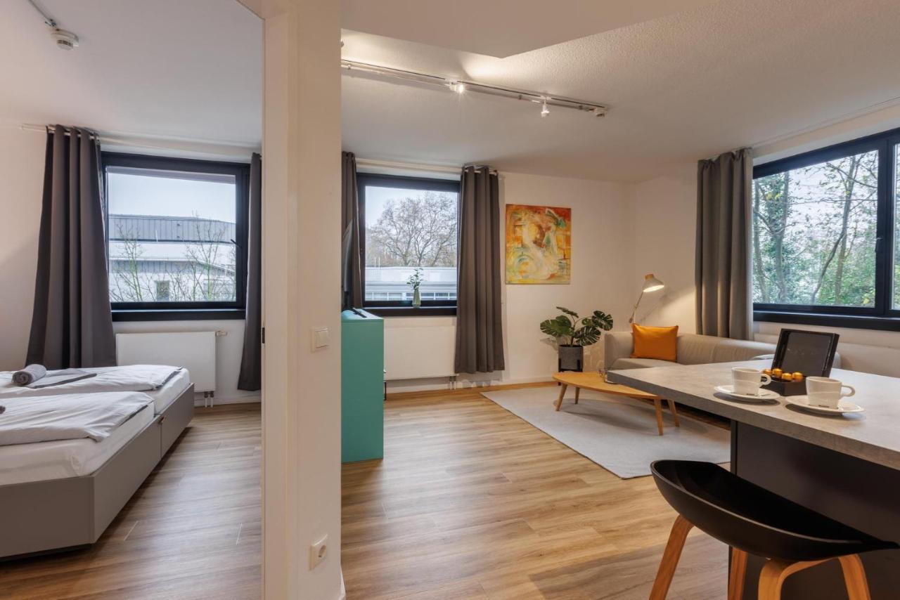Glueck Auf Appartements Dueppelstrasse Оберхаузен Экстерьер фото