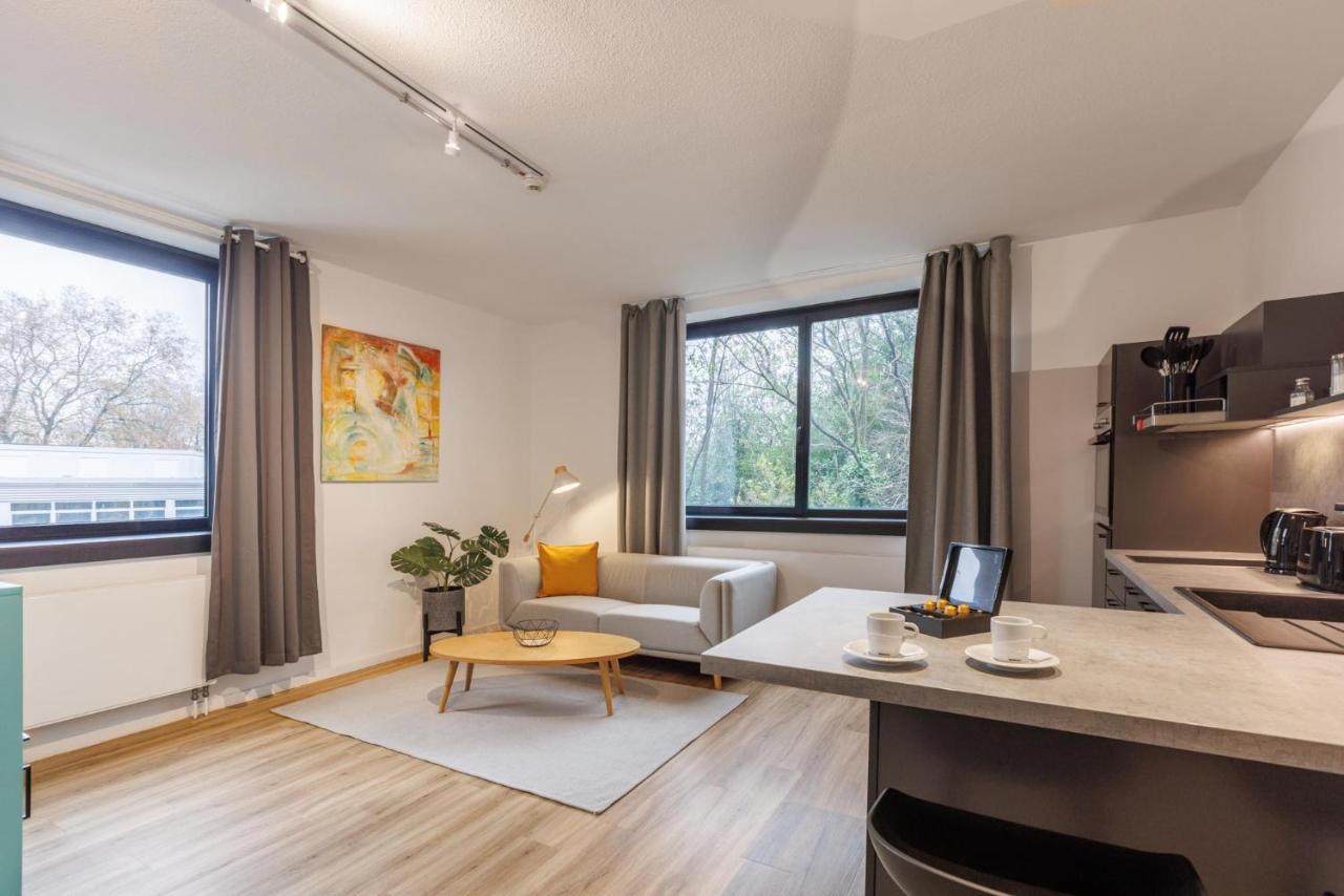 Glueck Auf Appartements Dueppelstrasse Оберхаузен Экстерьер фото