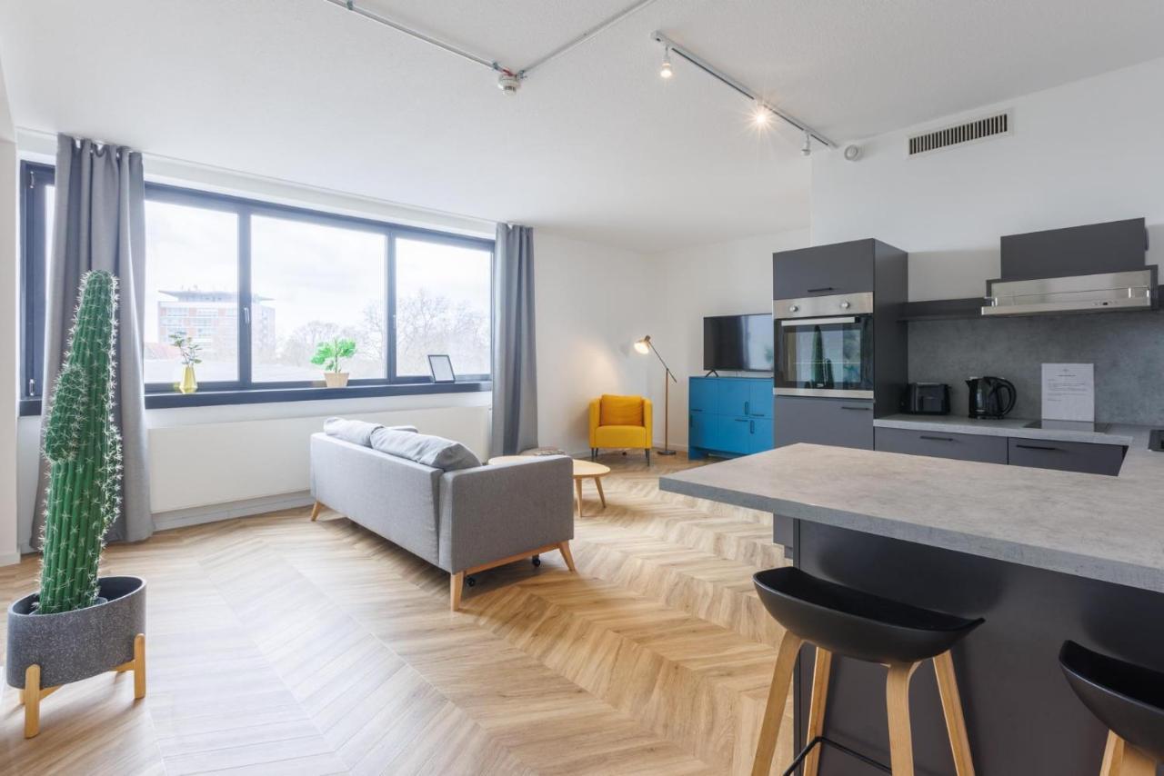 Glueck Auf Appartements Dueppelstrasse Оберхаузен Экстерьер фото